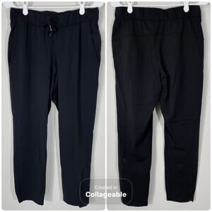 Lululemon On the Fly 7/8 Pant Womens Size 6 Black Luxtreme 27” Inseam